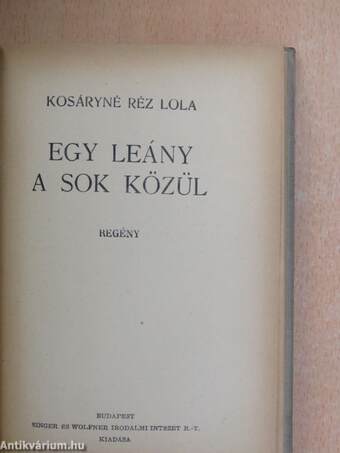 Egy leány a sok közül