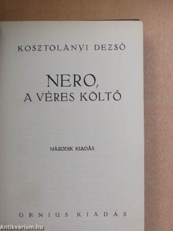 Nero, a véres költő