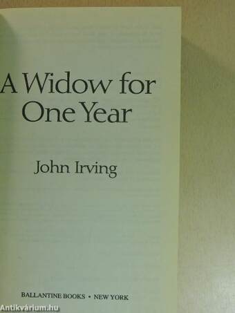 A Widow for One Year