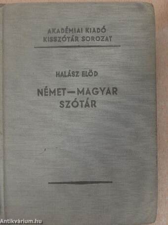 Német-magyar szótár