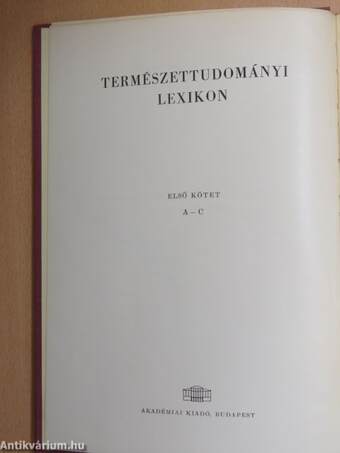 Természettudományi lexikon 1-7.