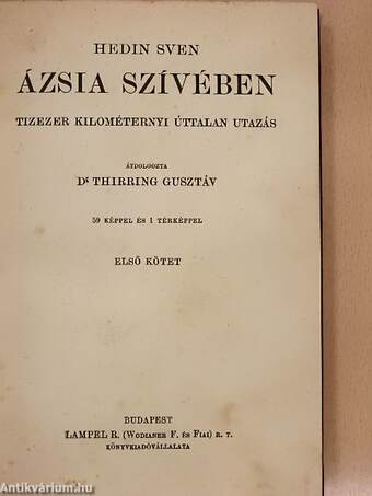 Ázsia szívében I. (töredék)