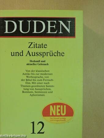 Duden - Zitate und Aussprüche