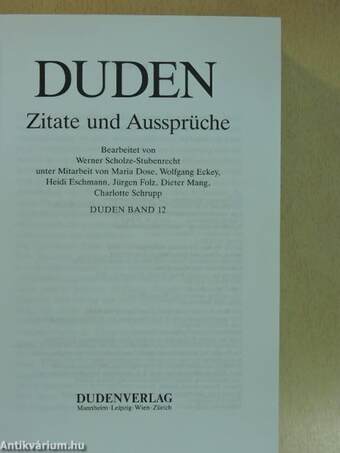 Duden - Zitate und Aussprüche