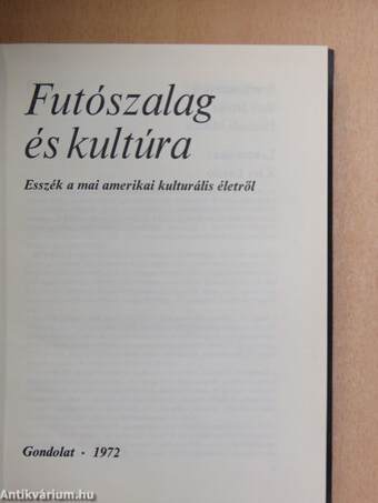 Futószalag és kultúra