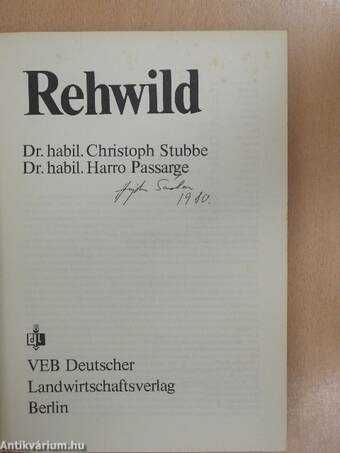 Rehwild