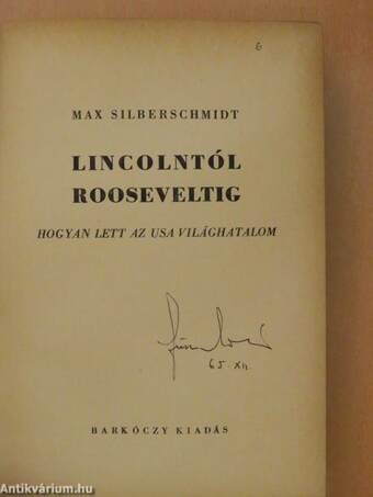 Lincolntól Rooseveltig