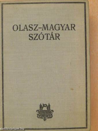 Olasz-magyar szótár