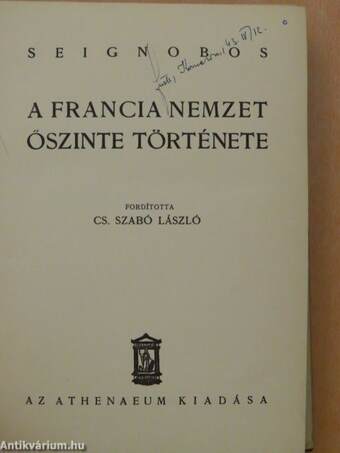 A francia nemzet őszinte története