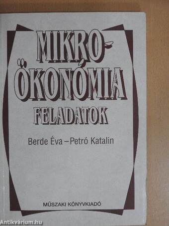 Mikroökonómia feladatok