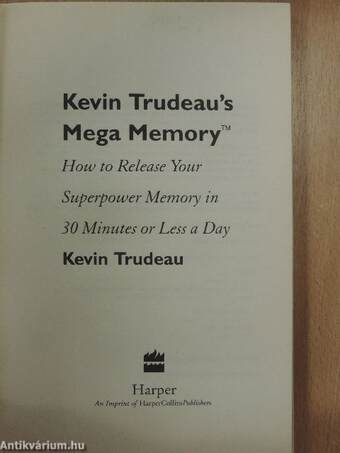 Kevin Trudeau's Mega Memory