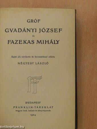 Gróf Gvadányi József és Fazekas Mihály