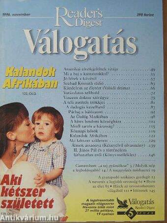 Reader's Digest Válogatás 1996. november