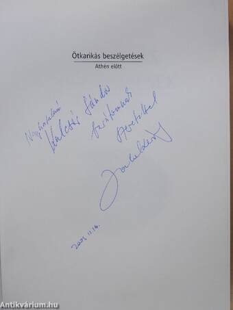 Ötkarikás beszélgetések (dedikált példány)