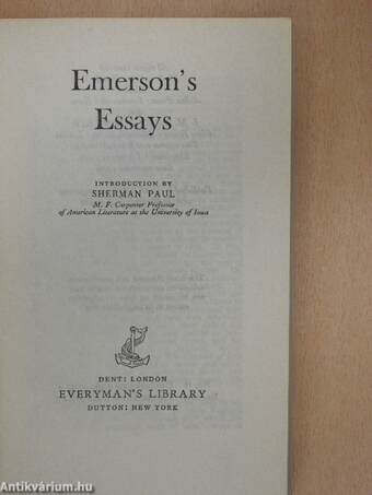 Emerson's essays