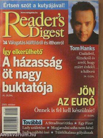 Reader's Digest Válogatás 2001. október