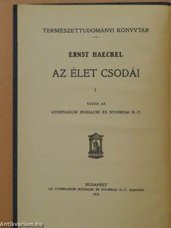 Az élet csodái I-II.