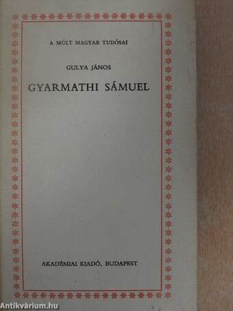 Gyarmathi Sámuel