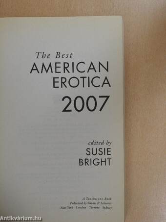 The Best American Erotica 2007