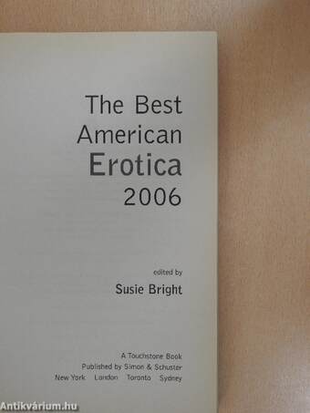 The Best American Erotica 2006