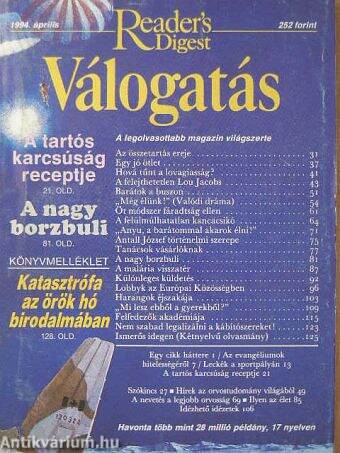 Reader's Digest Válogatás 1994. április