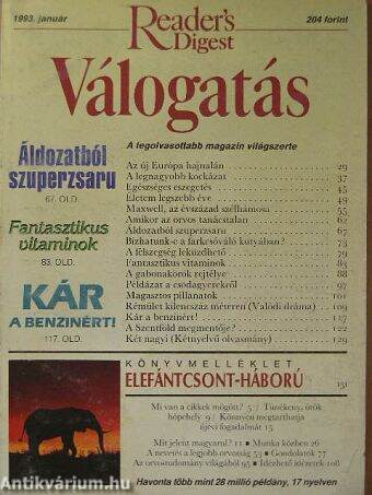 Reader's Digest Válogatás 1993. január