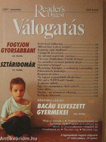 Reader's Digest Válogatás 1997. november