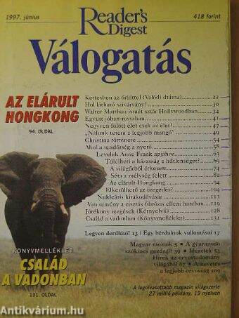 Reader's Digest Válogatás 1997. június