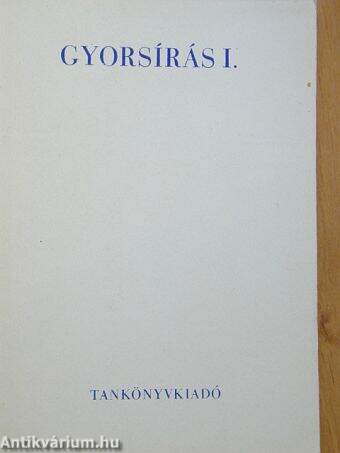 Gyorsírás I.