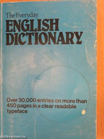 The Everyday English Dictionary