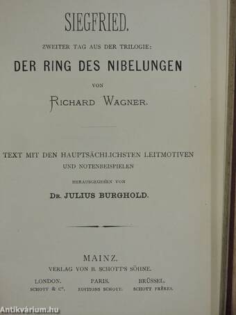 Der Ring des Nibelungen I-IV.