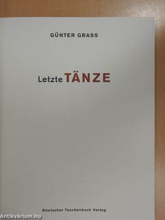 Letzte Tänze