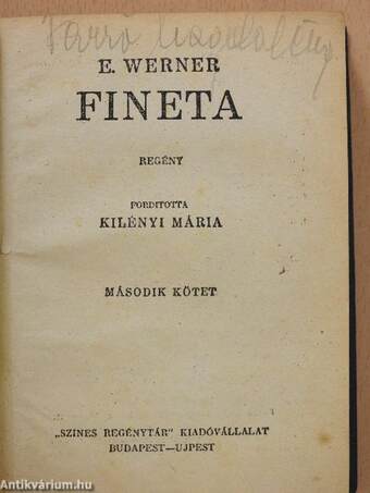 Fineta I-III.