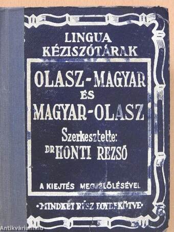 Magyar-olasz és olasz-magyar kéziszótár I-II.