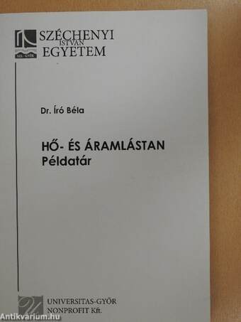 Hő- és áramlástan - Példatár