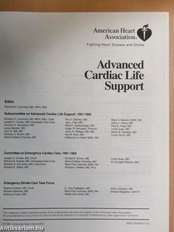 Advanced Cardiac Life Support