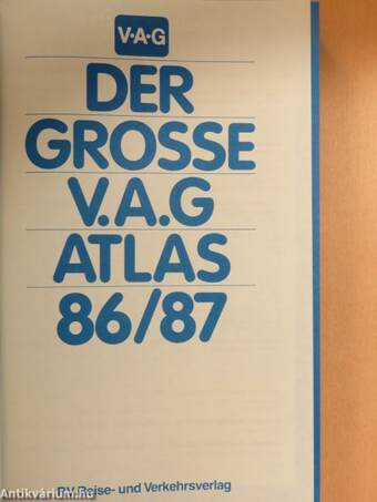 Der Grosse V. A. G Atlas 86/87