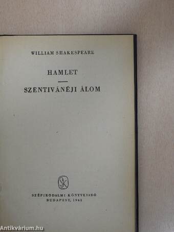 Hamlet/Szentivánéji álom