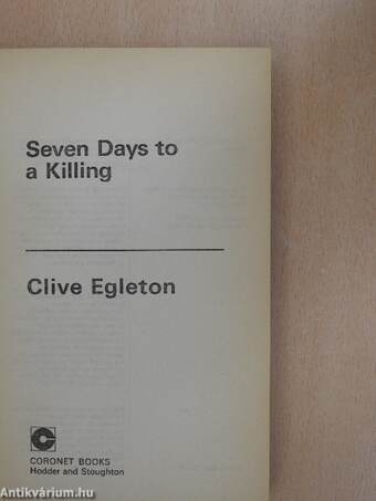 Seven Days to Killing