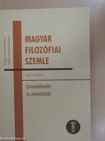 Magyar Filozófiai Szemle 2017/3.