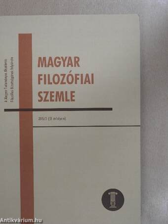 Magyar Filozófiai Szemle 2015/3.