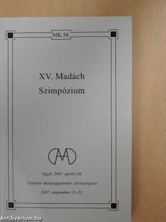 XV. Madách Szimpózium