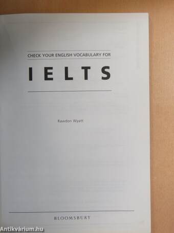 Check your english vocabulary for IELTS