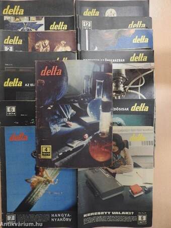Delta 1970., 1974., 1977. (vegyes számok) (15 db)