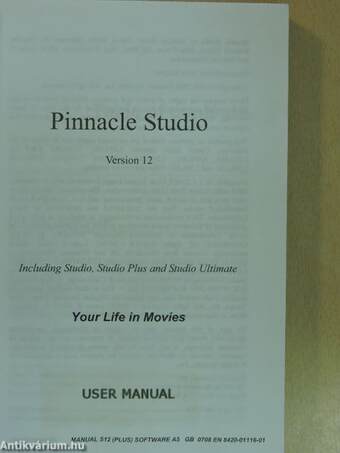 Pinnacle Studio Version 12