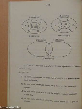 A matematikaoktatás tartalmának és módszerének korszerüsitése III.