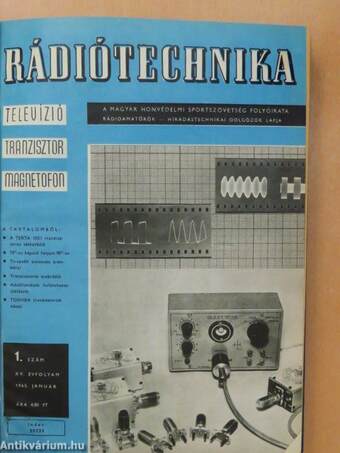Rádiótechnika 1965. (nem teljes évfolyam)