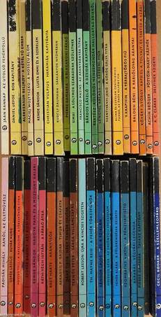 "40 kötet a Delfin könyvek sorozatból (nem teljes sorozat)"
