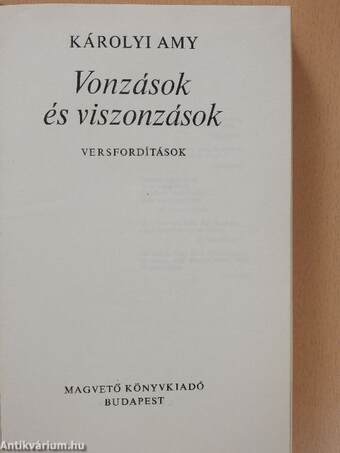 Vonzások és viszonzások