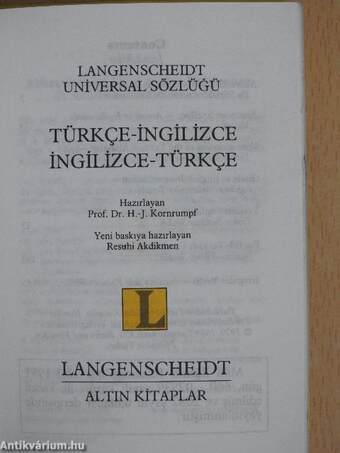 Langenscheidt's Universal Dictionary